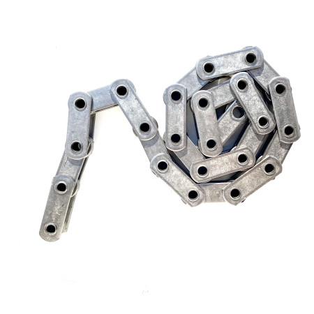 Catena P50x15x31Ørullo  AISI304 a perno forato Ø10,2mm